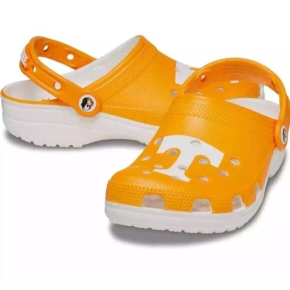 University of Tennessee Volunteers Crocs Classic VOLS Clogs Mens 8 W10 Shoes NEW - Picture 7 of 10